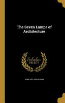 7 LAMPS OF ARCHITECTURE book cover