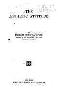 The Æsthetic Attitude book cover