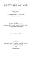 Lectures on Art book cover