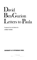 Letters to Paula book cover