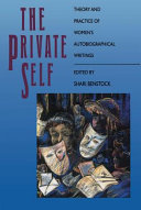 The Private Self book cover