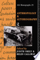 Anthropology and Autobiography book cover