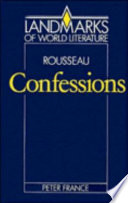 Rousseau: Confessions book cover