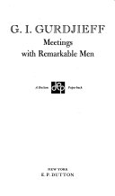 Meetings with Remarkable Men book cover