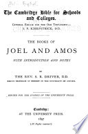 The Cambridge Bible for Schools and Colleges book cover