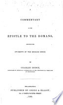 A Commentary on the Epistle to the Romans book cover