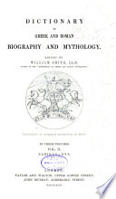 Dictionary of Greek and Roman Biography and Mythology: Earinus-Nyx book cover