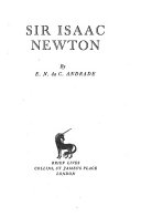 Sir Isaac Newton book cover