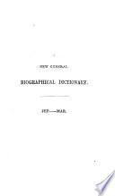 A New General Biographical Dictionary book cover