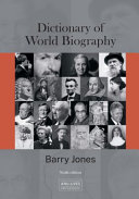 Dictionary of World Biography book cover