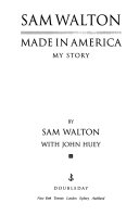 Sam Walton, Made in America book cover