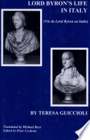 Lord Byron's Life in Italy book cover