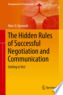 The Hidden Rules of Successful Negotiation and Communication book cover