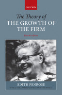 The Theory of the Growth of the Firm book cover