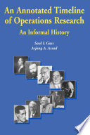 An Annotated Timeline of Operations Research book cover