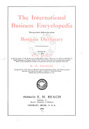 The International Business Encyclopedia book cover