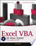 Excel VBA 24-Hour Trainer book cover