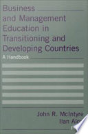 Business and Management Education in Transitioning and Developing Countries book cover