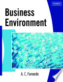 Business Environment: book cover