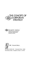 The Concept of Corporate Strategy book cover