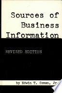 Sources of Business Information book cover