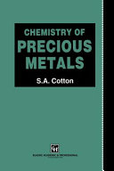 Chemistry of Precious Metals book cover