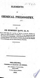 Elements of Chemical Philosophy book cover