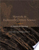 Materials in Eighteenth-century Science book cover