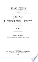 Transactions of the Electrochemical Society book cover