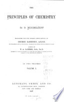 The Principles of Chemistry book cover