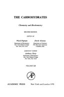 The Carbohydrates book cover