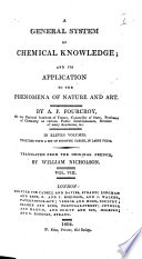 A General System of Chemical Knowledge book cover