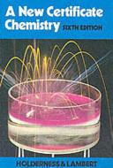 A New Certificate Chemistry book cover