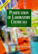 Purification of Laboratory Chemicals book cover