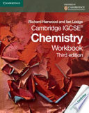 Cambridge IGCSE Chemistry Workbook book cover