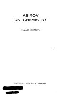 Asimov on Chemistry book cover