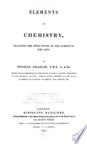 Elements of Chemistry, book cover
