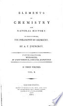 Elements of Chemistry and Natural History book cover