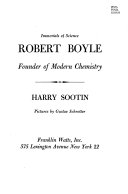 Robert Boyle, Founder of Modern Chemistry book cover