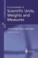 Encyclopaedia of Scientific Units, Weights and Measures book cover