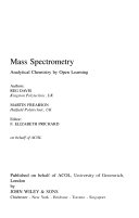 Mass Spectrometry book cover