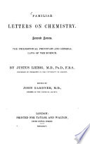 Familiar Letters on Chemistry book cover