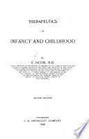 Therapeutics of Infancy and Childhood book cover