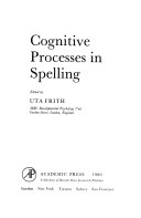 Cognitive Processes in Spelling book cover