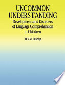 Uncommon Understanding book cover
