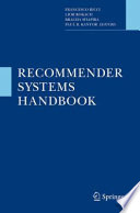 Recommender Systems Handbook book cover