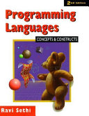Programming Languages book cover