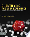Quantifying the User Experience book cover