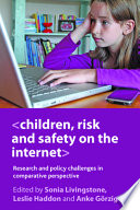 Children, Risk and Safety on the Internet book cover