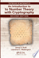 An Introduction to Number Theory with Cryptography book cover